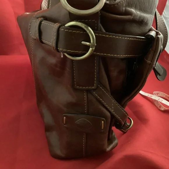 The Trend Designed in Italy Brown leather purse - Picture 13 of 14